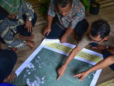 Widerstand gegen Land Grabbing für Palmölproduktion