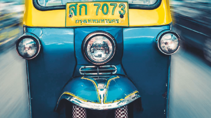 Tuktuk in Thailand