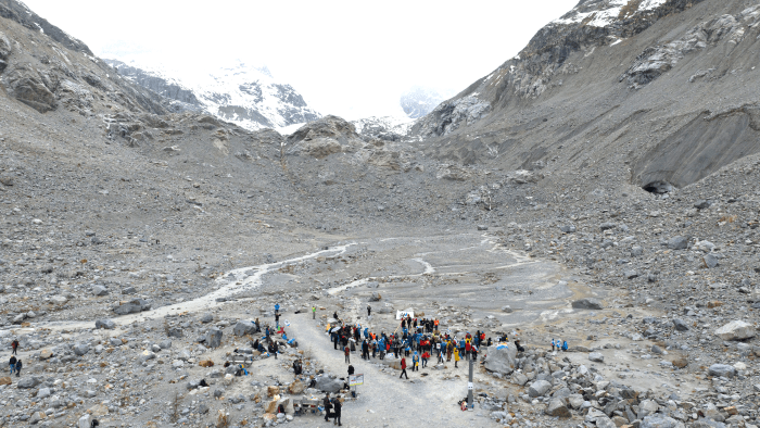 Gletscherzeremonie am Morteratsch